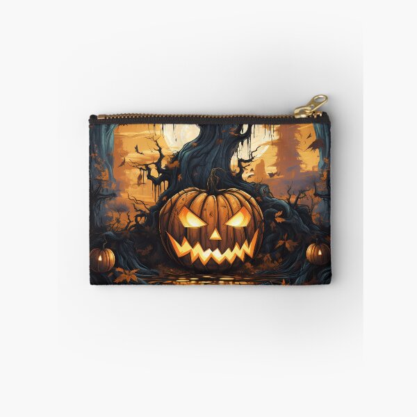 Aperçu de l'œuvre "La Hantise Nocturne d'Halloween" créée et vendue par Art-Vortex-fr.