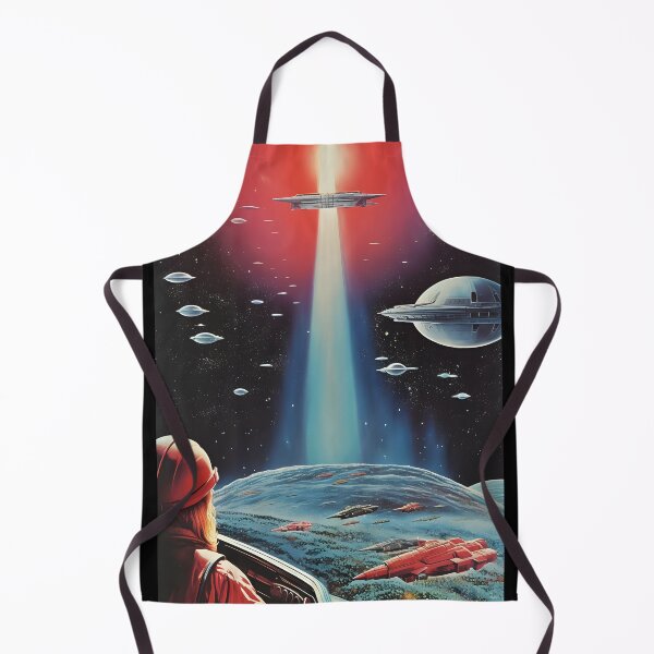 Item preview, Cosmic Landscape and Space Sky with Stars and Space Stations designed and sold by Je-we.