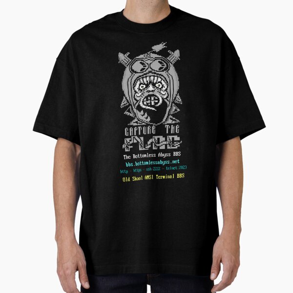 The Bottomless Abyss BBS Skull CTF Collection V2 Oversized T-Shirt