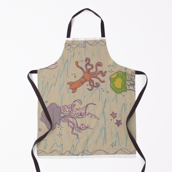 Item preview, Sea creatures horizontal designed and sold by Overthewillow.