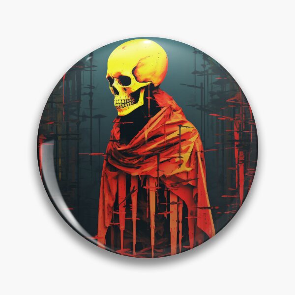 Item preview, Sci-fi Skull classic Horror Cyberpunk 09 designed and sold by osy003.