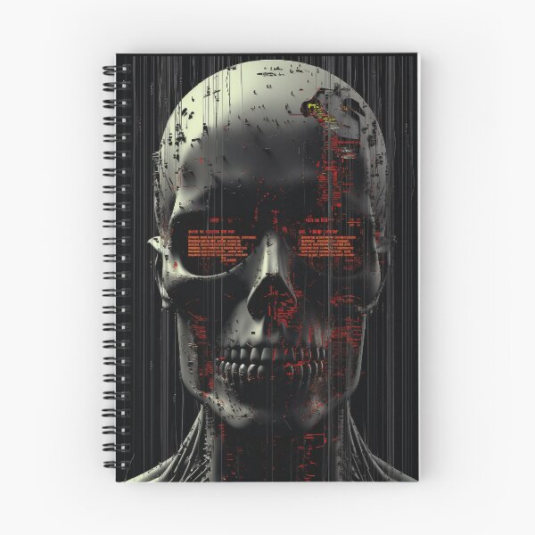 Item preview, Sci-fi Skull classic Horror Cyberpunk 10 designed and sold by osy003.