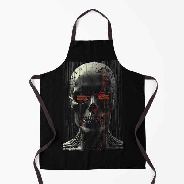 Item preview, Sci-fi Skull classic Horror Cyberpunk 10 designed and sold by osy003.
