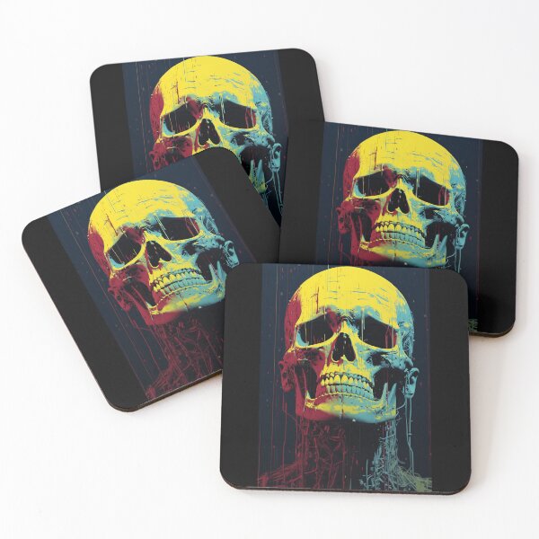 Item preview, Sci-fi Skull classic Horror Cyberpunk 08 designed and sold by osy003.