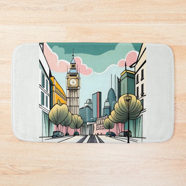 Item preview, London City Skyline Drawing designed and sold by Patricks-Art.