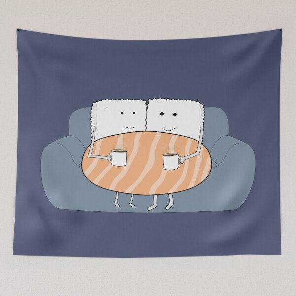 Item preview, Toasty sushi lovers designed and sold by shackledlettuce.