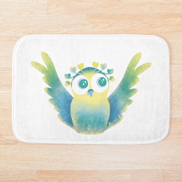 Item preview, Un búho lindo y colorido. designed and sold by QuantikV.