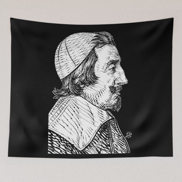 Item preview, CARDINAL RICHELIEU ink portrait designed and sold by lautir.