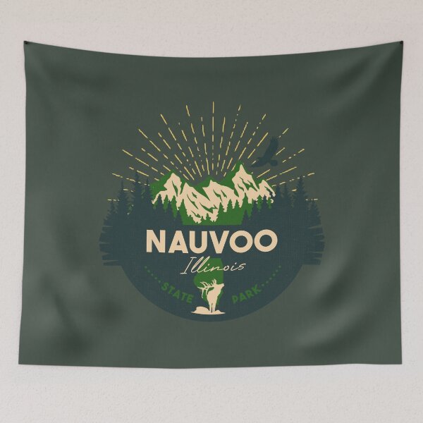 Item preview, Nauvoo State Park Illinois - IL Badge Souvenir Sunset designed and sold by mountainfad.