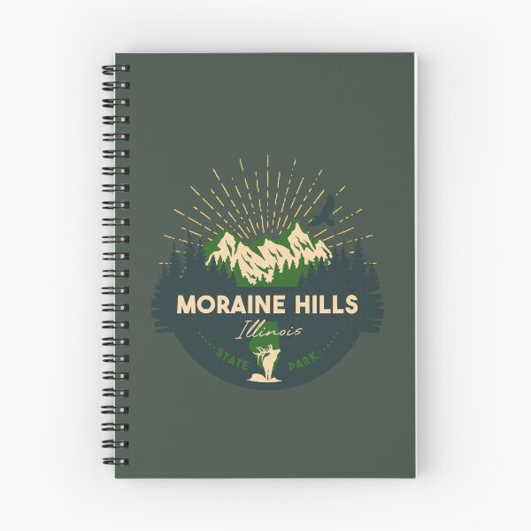 Item preview, Moraine Hills State Park Illinois - IL Badge Souvenir Sunset designed and sold by mountainfad.