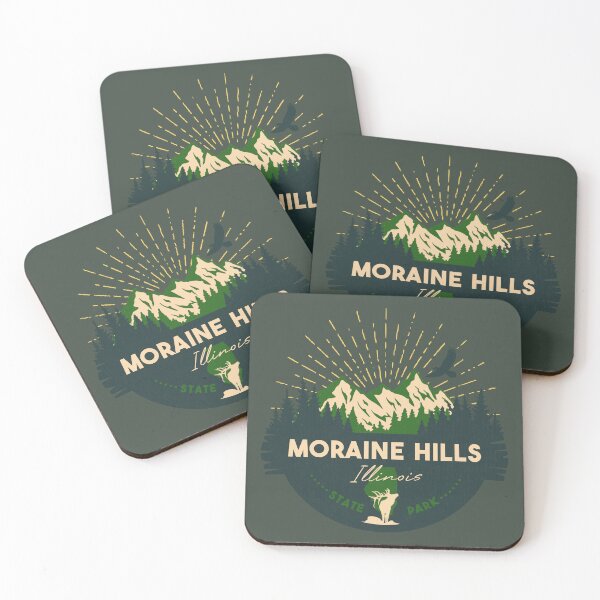 Item preview, Moraine Hills State Park Illinois - IL Badge Souvenir Sunset designed and sold by mountainfad.