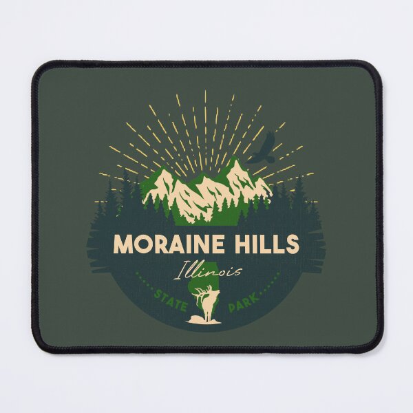 Item preview, Moraine Hills State Park Illinois - IL Badge Souvenir Sunset designed and sold by mountainfad.