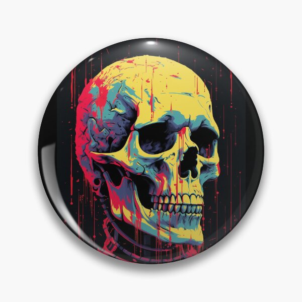 Item preview, Sci-fi Skull classic Horror Cyberpunk 11 designed and sold by osy003.