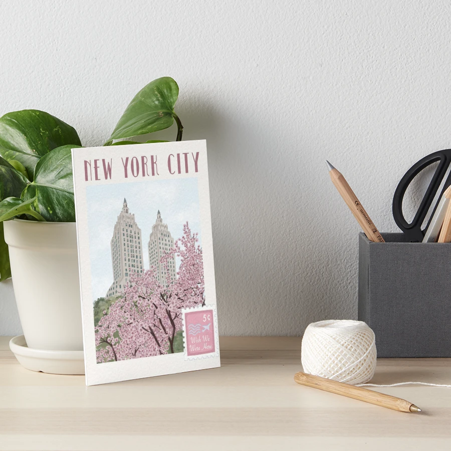 Preppy New York Travel Print Hardcover Journal for Sale by preppy