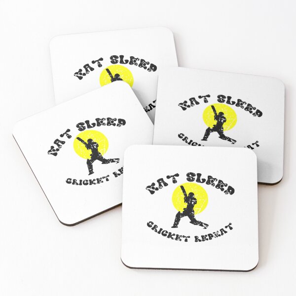 Item preview, Eat Sleep Cricket Repeat - Cricket Lover designed and sold by typoinspired.