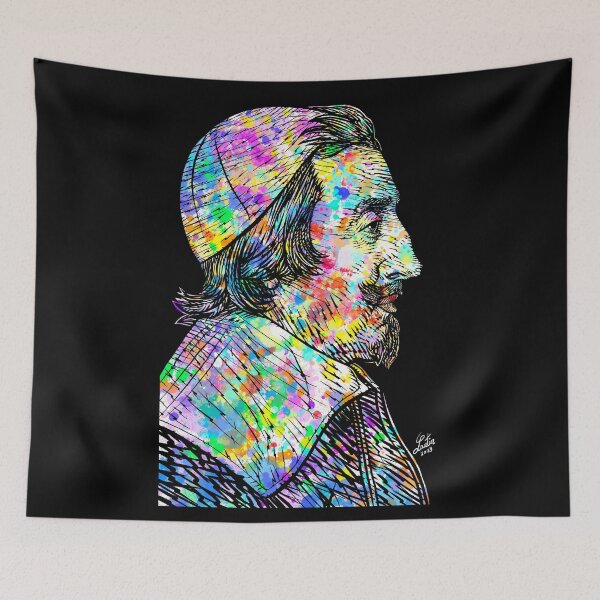 Item preview, CARDINAL RICHELIEU ink and watercolor portrait designed and sold by lautir.
