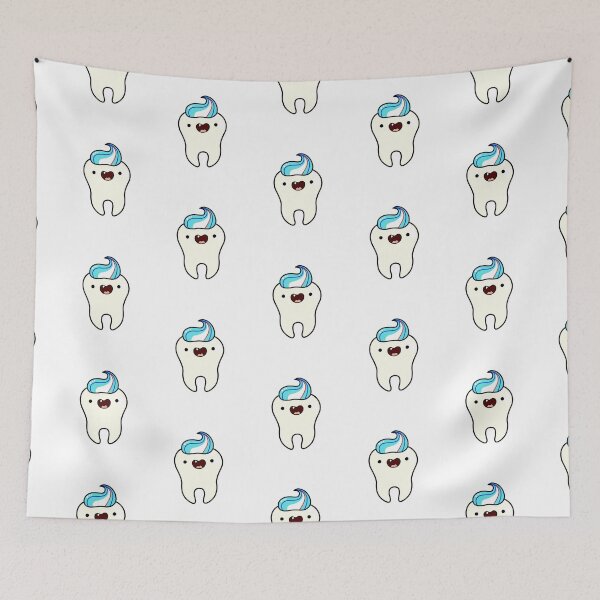 Item preview, Kawaii Tooth With Toothpaste designed and sold by kawaiilife.