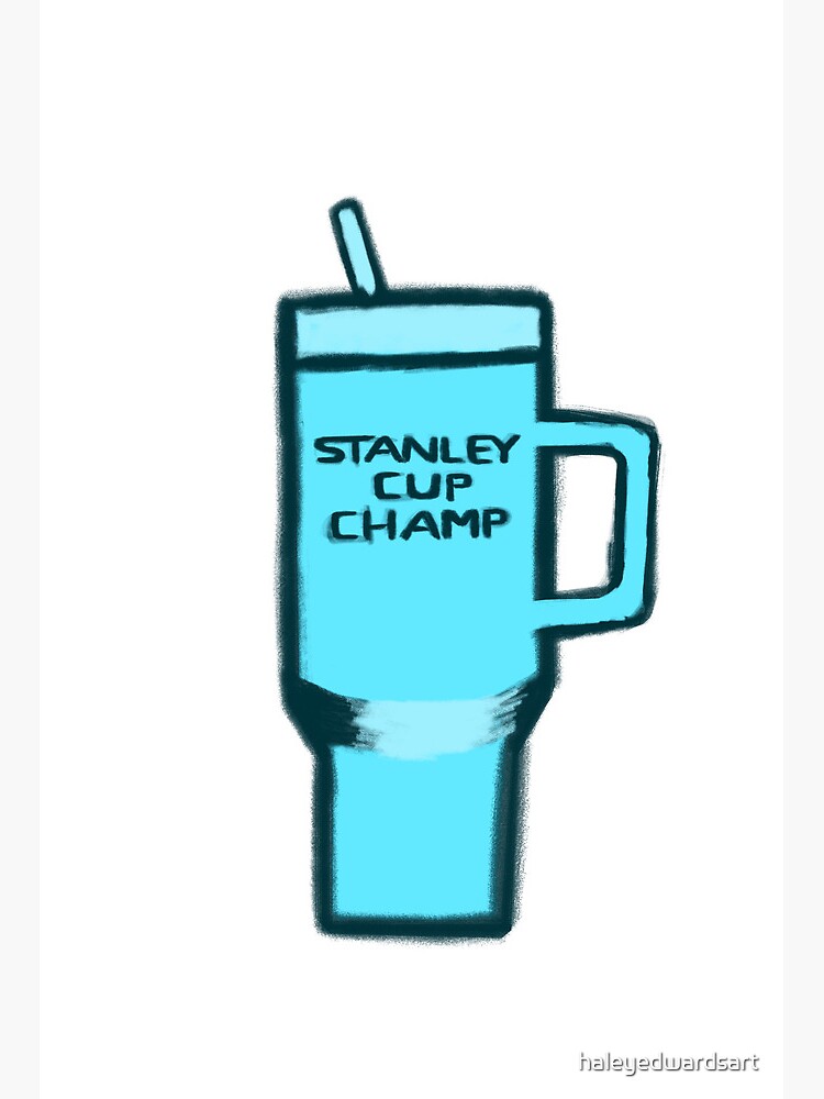 Stanley Cup Teal | Art Board Print