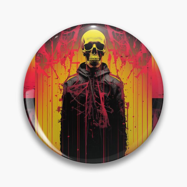 Item preview, Sci-fi Skull classic Horror Cyberpunk 13 designed and sold by osy003.