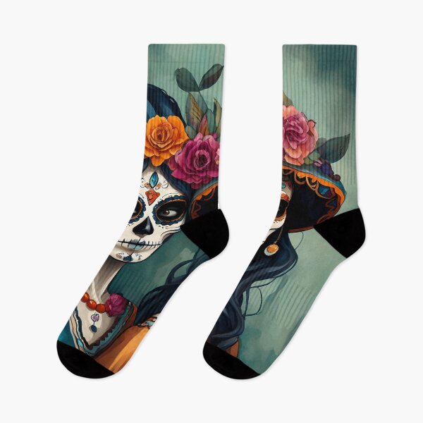 Item preview, Catrinas Dia de Muertos designed and sold by patternshoprad.