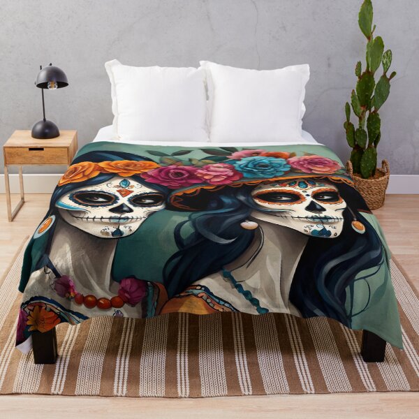 Artikelvorschau, Catrinas Dia de Muertos entworfen und verkauft von patternshoprad.