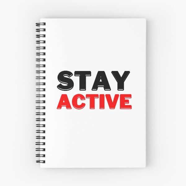Item preview, Stay Active, Motivational Quote designed and sold by DESIGNERSSHOPP.