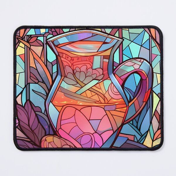 Item preview, Colorful Cosy Teapot Stained Glass designed and sold by octoboobs.