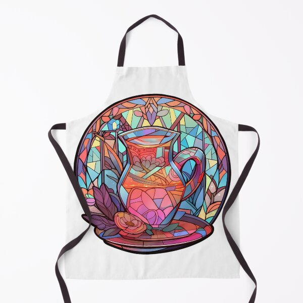 Item preview, Colorful Cosy Teapot Stained Glass designed and sold by octoboobs.
