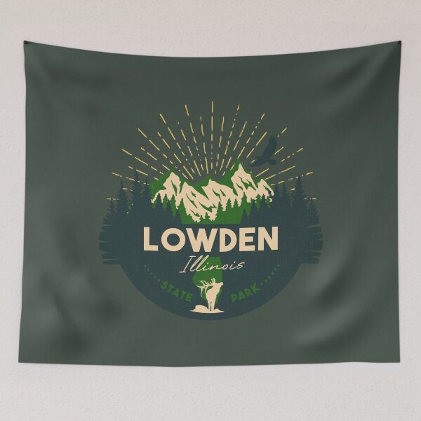 Item preview, Lowden State Park Illinois - IL Badge Souvenir Sunset designed and sold by mountainfad.