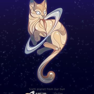 Artwork thumbnail, Saturn Cat Planet by ChocolateRaisin