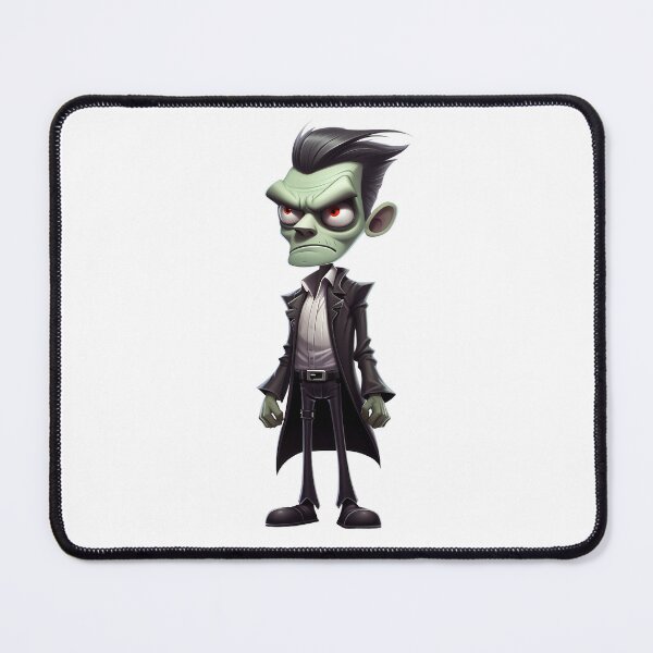 Item preview, Halloween Stylized Zombie Whimsical Black and Red designed and sold by Geeknip.