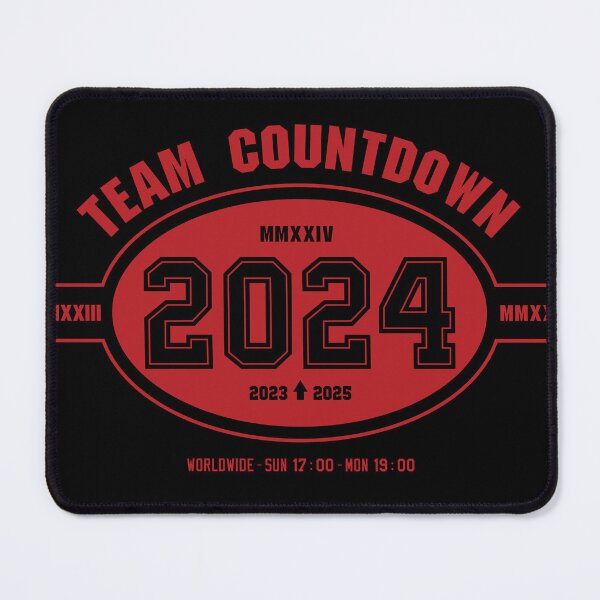 Item preview, TEAM COUNTDOWN 2024 WORLDWIDE designed and sold by MonKeeMAMA.