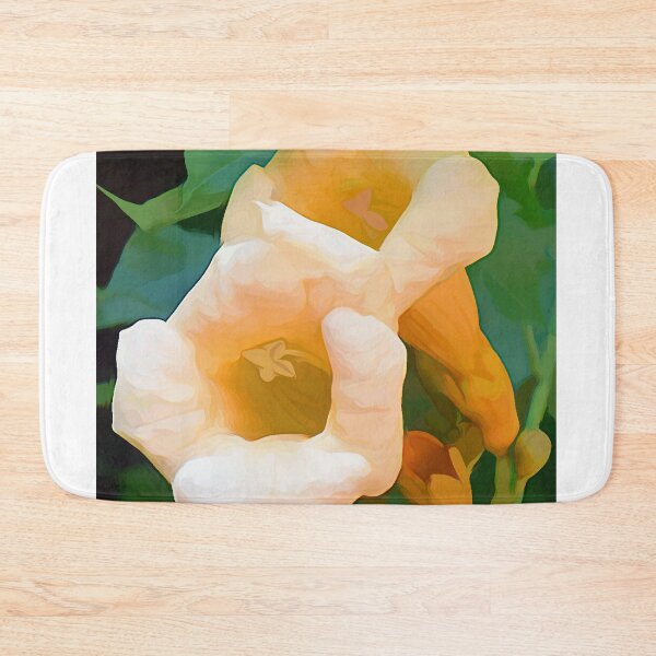Item preview, Peach Trumpet Vine in Acrylic designed and sold by bertsworks300.