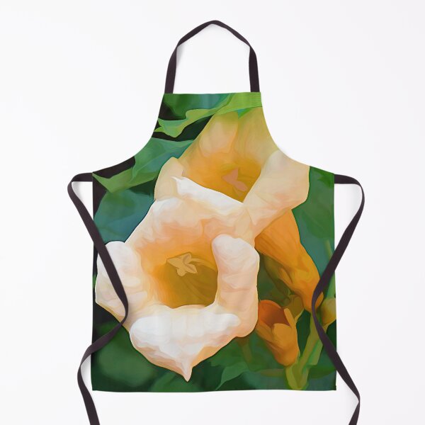 Item preview, Peach Trumpet Vine in Acrylic designed and sold by bertsworks300.