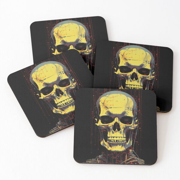 Item preview, Sci-fi Skull classic Horror Cyberpunk 14 designed and sold by osy003.