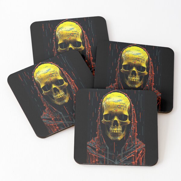 Item preview, Sci-fi Skull classic Horror Cyberpunk 15 designed and sold by osy003.