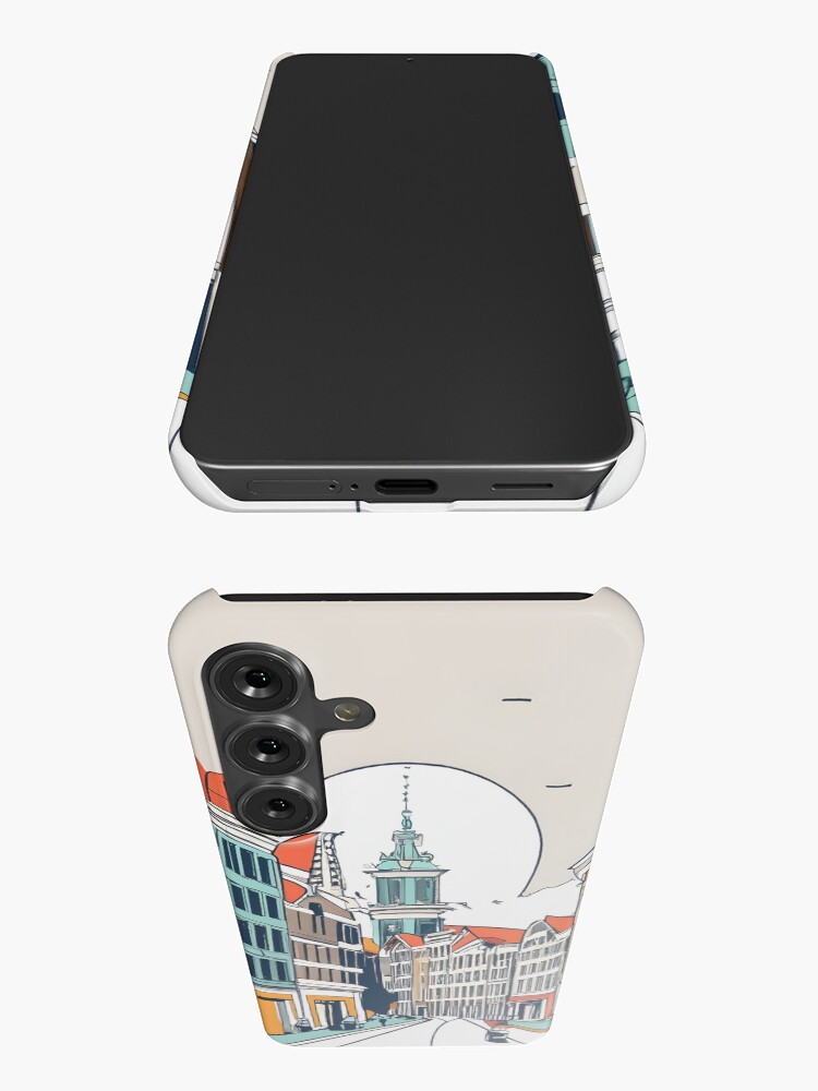 Thumbnail 3 of 4, Samsung Galaxy Phone Case, Amsterdam City Skyline Drawing designed and sold by Patricks-Art.