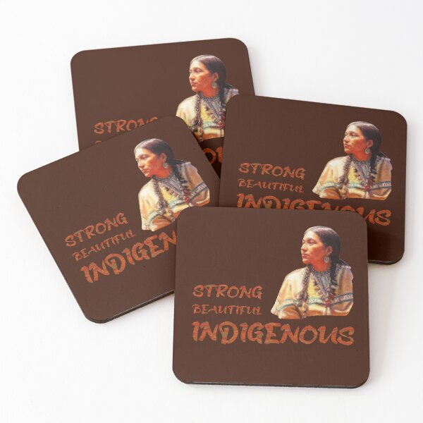 Item preview, Strong! Beautiful! Indigenous! designed and sold by AUTHENTIC AMERICANA ARTS.