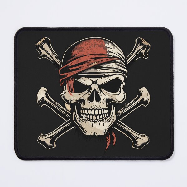 Item preview, Caribbean Pirate Skull and Crossbones Cool Pirate Logo designed and sold by Cawaiico.