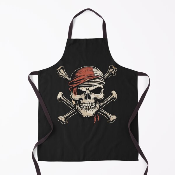 Item preview, Caribbean Pirate Skull and Crossbones Cool Pirate Logo designed and sold by Cawaiico.