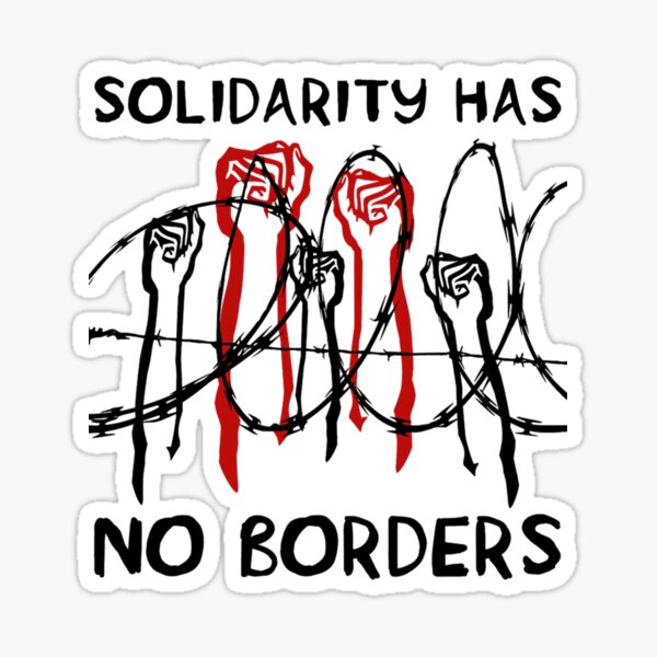 Item preview, Solidarity Has No Borders - Immigrant, Refugee, Abolish Ice designed and sold by GersonThiel.