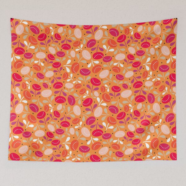 Item preview, Bright floral flower pattern designed and sold by Nicola-Rowe.