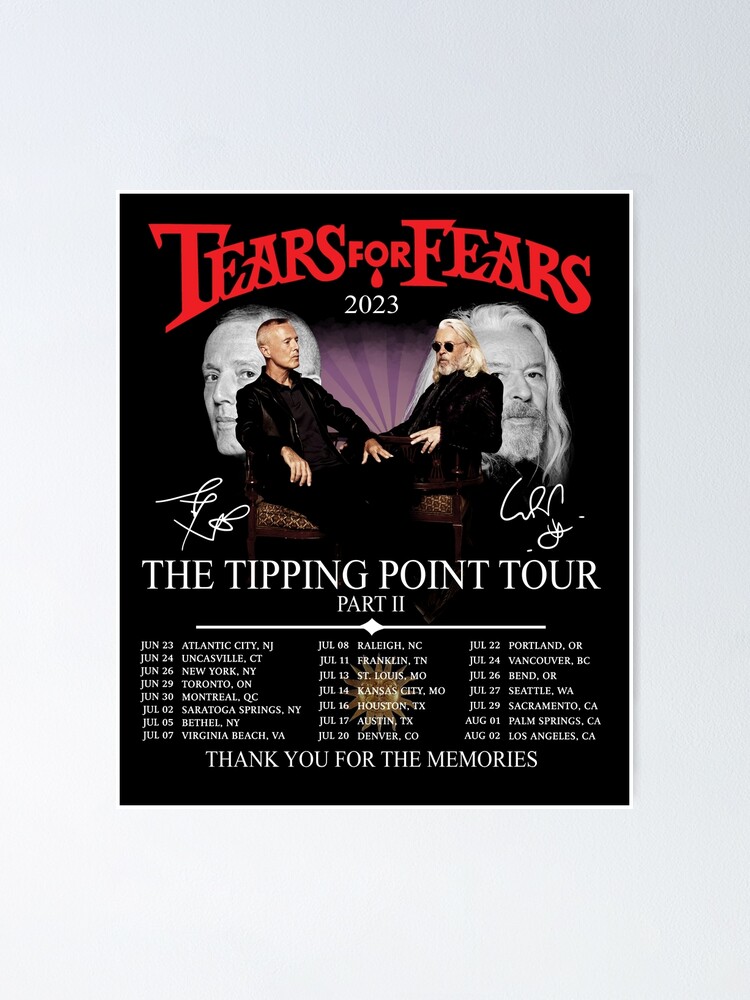 Tears For Fears tour 2023: Dates, schedule, ticket info 