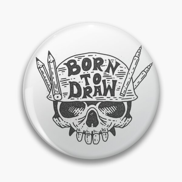 Item preview, Born to draw designed and sold by blegor.