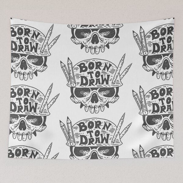 Item preview, Born to draw designed and sold by blegor.