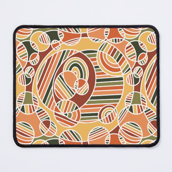 Item preview, Segmented circles pattern autumn colors designed and sold by AnaTZ.