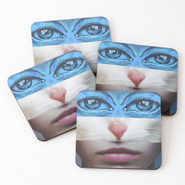 Item preview, Catty face collage designed and sold by GasconyPassion.