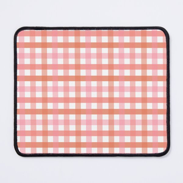 Item preview, Warm Pink Gingham | Salmon Pink, Coral and Pink designed and sold by Lindsay Marie Patterns.