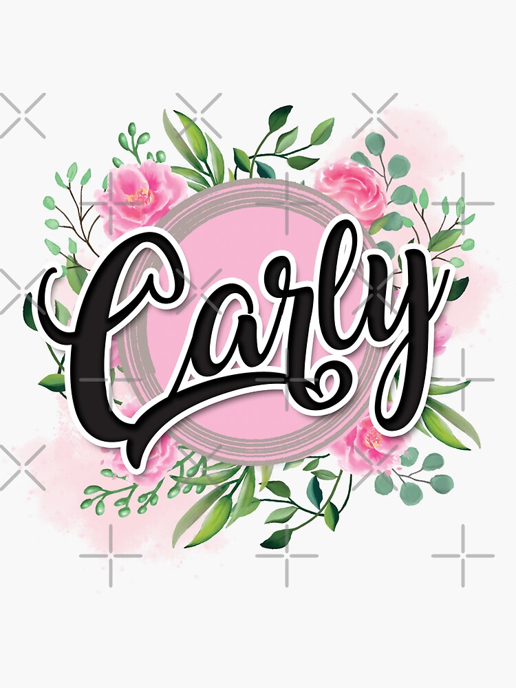 Initial Monogram Carly Name Label | Scarf
