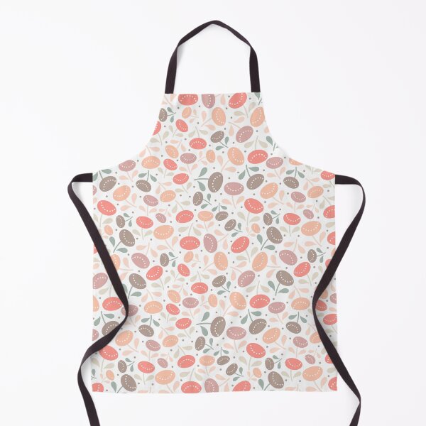 Item preview, Floral flower muted soft peach botanical pattern designed and sold by Nicola-Rowe.